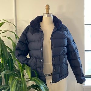 Penfield x Madewell Puffer w/ Suede & Shearling